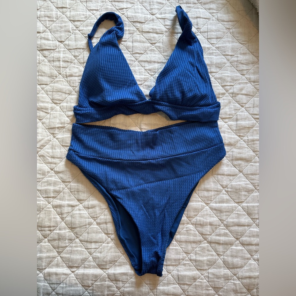 Aerie Waffle Bikini Set - size medium